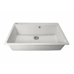 Chiuveta de bucatarie Elefant Premium Bogema, alb , 780 x 500 mm