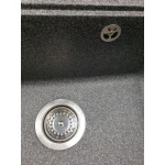 Chiuvetă din compozit de granit pentru bucătărie ELEFANT PREMIUM 5852 VESTA Grafit