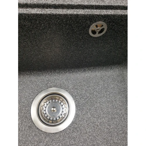 Chiuvetă din compozit de granit pentru bucătărie ELEFANT PREMIUM 5852 VESTA Grafit