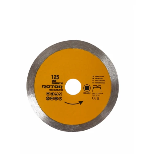 DISC DIAMANTAT 125x1.2x10x22.23 Continuu Rotor