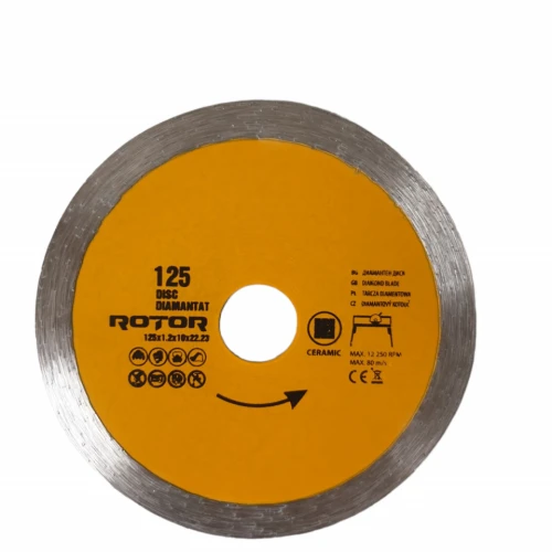 DISC DIAMANTAT 125x1.2x10x22.23 Continuu Rotor