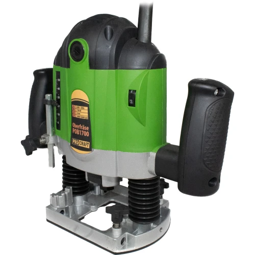 Freza lemn ProCraft POB1700, 1200 W, 26000 RPM, 50 mm Set 12 freze pentru lemn