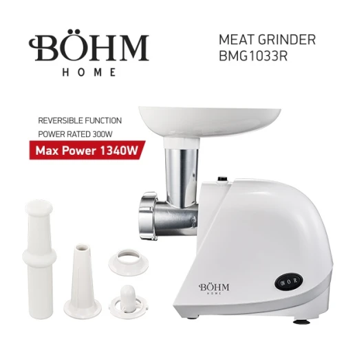 Masina de tocat carne electrica BÖHM BMG1033R, 1,5 Kg/min, 300-1340 W