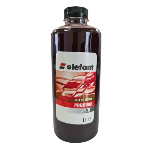 Ulei 1L, rosu amestec. motoare 2T 30ml/l, Elefant