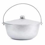 Ceaun tuci aluminiu alimentar cu capac, capacitate 5 litri ROTOR