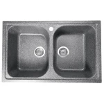 Chiuveta de bucătărie Elefant Premium Equatoria, Grafit , 785x490 mm