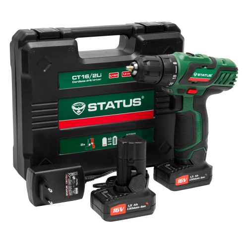 Autofiletanta Status CT16-2Li, fara fir, 2 Acumulatori, 16V, 1500 mAh, Model Nou 2020, Italia