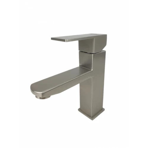 Baterie lavoar MIXXUS KUB-001 din otel inoxidabil, Monocomanda, Racorduri incluse