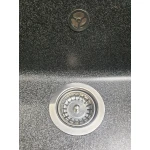 Chiuvetă din compozit de granit pentru bucătărie ELEFANT PREMIUM 7850 VERONA Grafit 775 x 495 mm