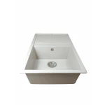 Chiuvetă din compozit de granit pentru bucătărie SAFARI BEJ ELEFANT PREMIUM 7850 SELENA