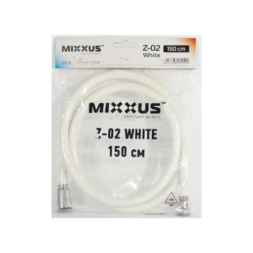 Furtun de dus MIXXUS HOSE Z-02 WHITE - 150 cm