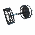 Set roti metalice 470x195 cu manicot, diametru ax 33mm, Elefant