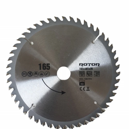 165x20 48T disc de taiat lemnul ROTOR