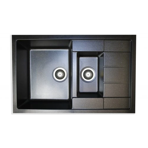 Chiuveta de bucatarie Elefant Premium Toskana Negru metalic 775x495 mm
