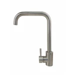 Baterie bucatarie MIXXUS SUS-011-G din otel inoxidabil, Monocomanda, Racorduri incluse