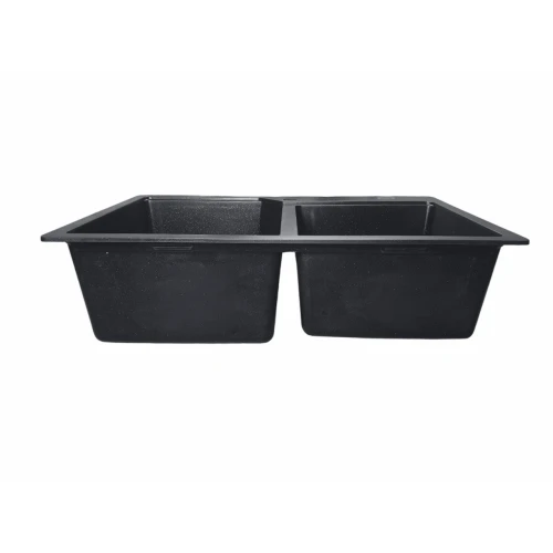 Chiuveta de bucătărie Elefant Premium Harmony , Negru metalic , 775x495/420 mm