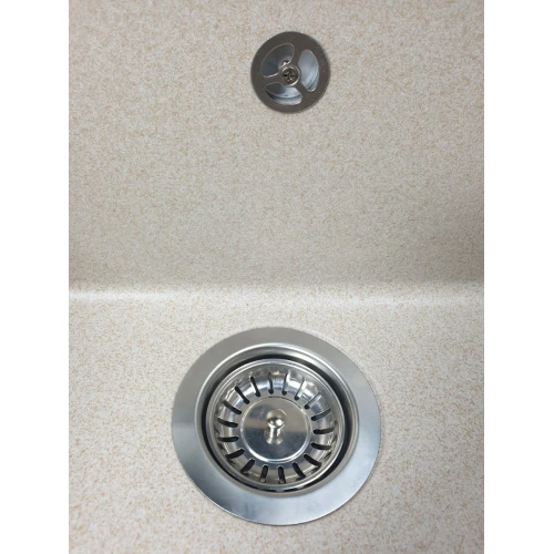 Chiuvetă din compozit de granit pentru bucătărie SAFARI BEJ ELEFANT PREMIUM 7850 SELENA