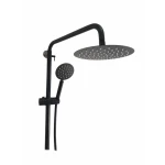 Coloana de dus Mixxus SUS-009-J NEGRU, 120 cm baterie si para, monocomanda, furtun flexibil