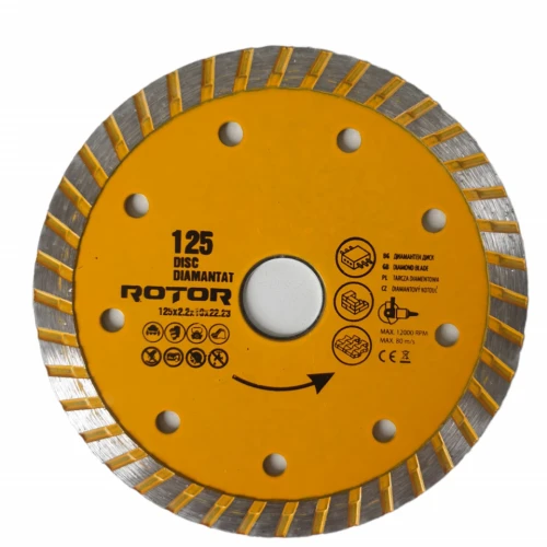 DISC DIAMANTAT 125x2.2 x10x22.23 Turbo Rotor