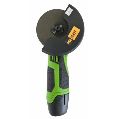 Polizor unghiular cu acumulator Procraft PGA12, 12V / 2Ah, panza 76 mm BRUSHLESS, 20000 rotatii