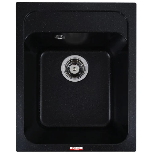 Chiuveta de bucătărie Elefant Premium Korrado , Negru metalic 497x398 mm