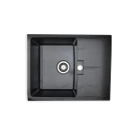 Chiuveta de bucatarie Elefant Premium Zirkon Negru metalic, 620 x500 mm