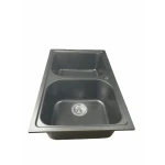 Chiuveta de bucătărie Elefant Premium Equatoria, Negru metalic , 785x490 mm