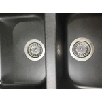 Chiuveta de bucătărie Elefant Premium Equatoria, Negru metalic , 785x490 mm