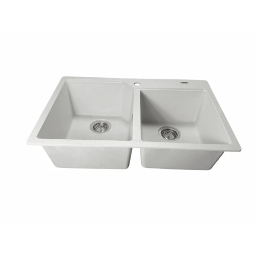 Chiuveta de bucătărie Elefant Premium Harmony , Alb, 775x495/420 mm