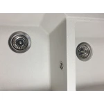 Chiuveta de bucătărie Elefant Premium Harmony , Alb, 775x495/420 mm