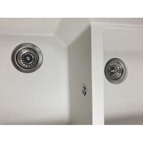 Chiuveta de bucătărie Elefant Premium Harmony , Alb, 775x495/420 mm