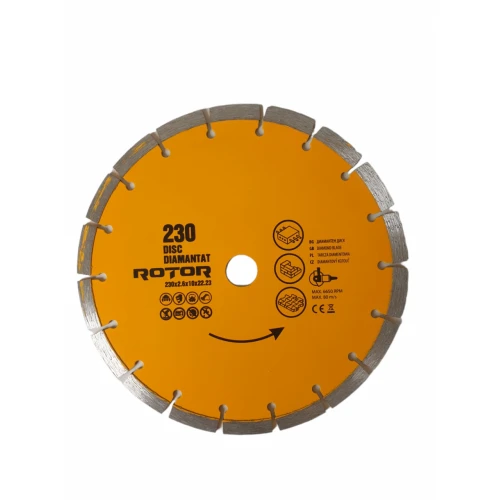 DISC DIAMANTAT 230x2.6x10x22.23 Segmentat Rotor