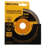 Disc diamantat pentru ceramica ultra subtire ROTOR 125*22,23