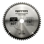 Disc taiat lemn ROTOR 210*30/25,4 cu adaptor 60T