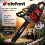 Drujba pe benzina ELEFANT EM-5.5, 10000 rot / min, 5,5 CP