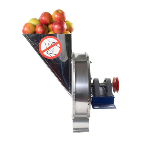 Razatoare fructe Vinita, manuala fulie atasare motor, Tamburcuva inox