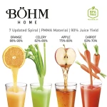 Storcător cu presare la rece pentru fructe și legume, 150 W, Material Fără BPA, BÖHM BM1533