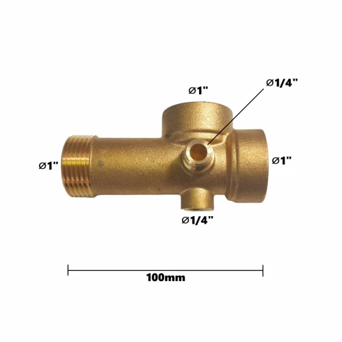 Teu de lagatura din alama cu 5 cai 10cm 300g, Elefant