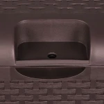 TM-SBR46 TOUGH MASTER 460L Storage Box Rattan style, coffee, no hinge