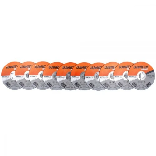 WCA1152-10 Wellcut 115*1.2 cutting disc metal box Pack of 10