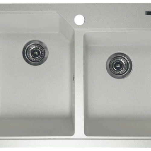 Chiuveta de bucătărie Elefant Premium Harmony , Alb, 775x495/420 mm