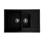 Chiuveta de bucatarie Elefant Premium Toskana Negru 775x495 mm