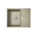 Chiuveta de bucatarie Elefant Premium Zirkon Safari Bej, 620x500 mm