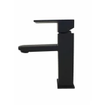 Baterie bucatarie MIXXUS KUB-001 BLACK din otel inoxidabil, Monocomanda, Racorduri incluse