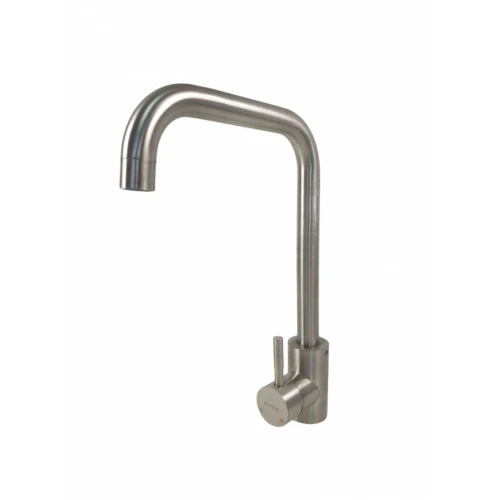 Baterie bucatarie MIXXUS SUS-011-G din otel inoxidabil, Monocomanda, Racorduri incluse