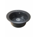 Chiuveta de bucătărie Elefant Premium Luna, Negru metalic , 510 mm