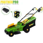 Masina de tuns gazon pe acumulator PARTNERPRO PP8A110-J , 2x20V 4Ah, 1 incarcator dublu, 3300 rpm , 35 L