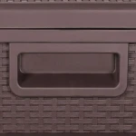 TM-SBR46 TOUGH MASTER 460L Storage Box Rattan style, coffee, no hinge