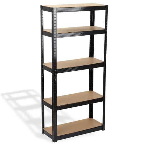 Raft Negru 70Wx30Dx150Hcm pentru depozitare din otel ROTOR