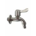 Baterie lavoar apa rece MIXXUS BIB-02 din otel inoxidabil, Monocomanda, Racorduri incluse